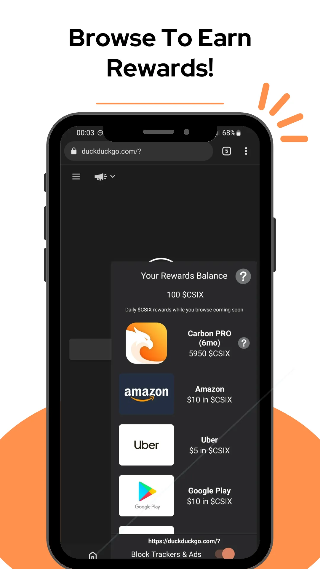 Carbon: Super Fast Browser | Indus Appstore | Screenshot