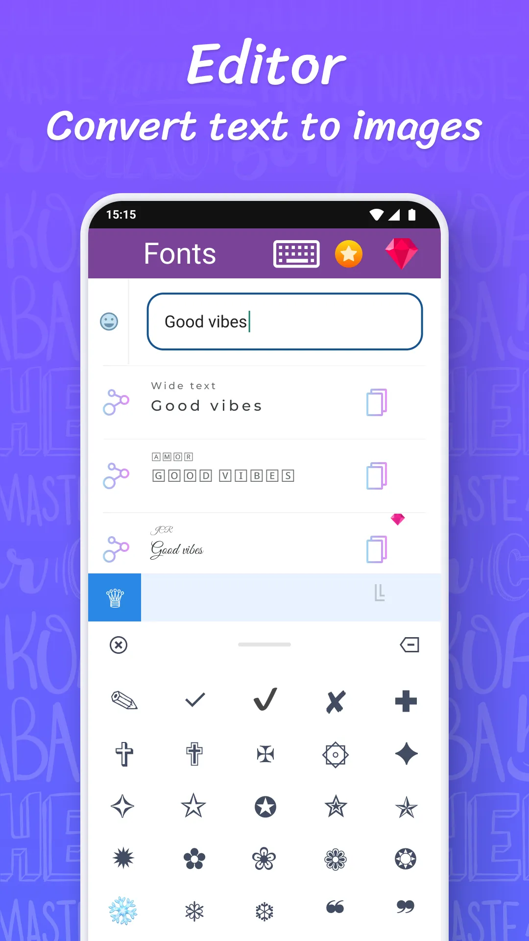 Fonts: Stylish Text Cool Fonts | Indus Appstore | Screenshot