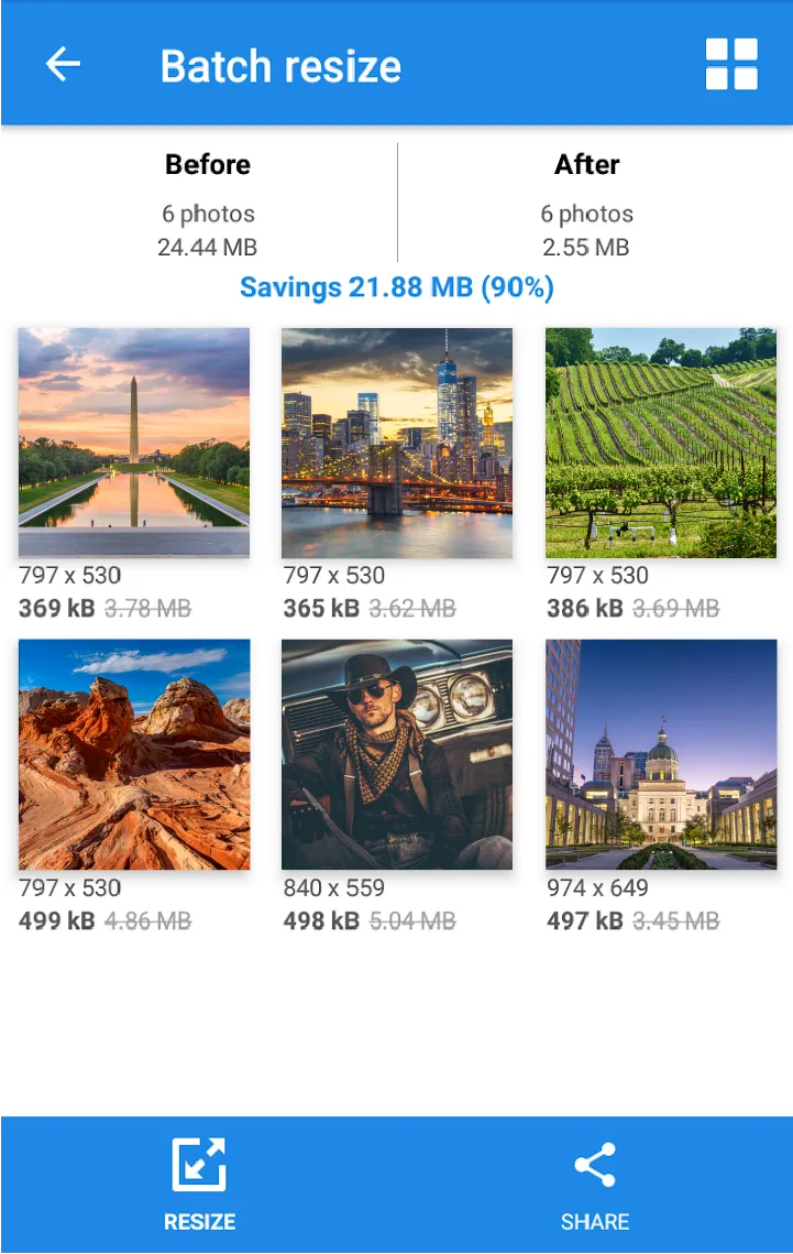 Photo & Picture Resizer | Indus Appstore | Screenshot