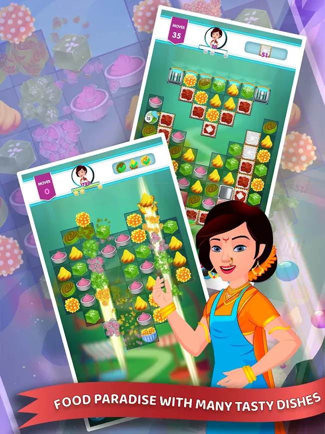 Indian Food Baash:Food Puzzle | Indus Appstore | Screenshot