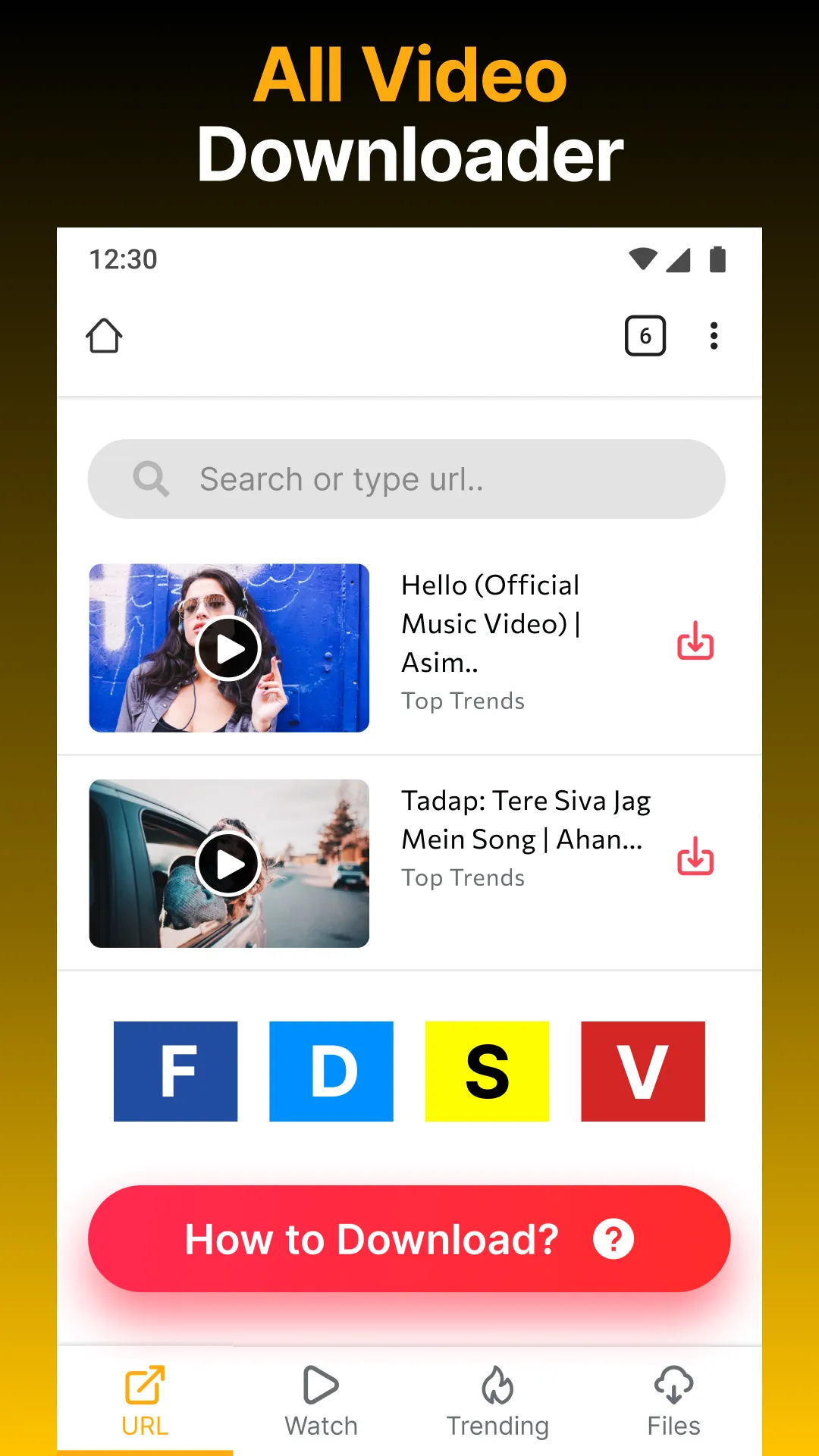 Video Downloader HD - Vidow | Indus Appstore | Screenshot