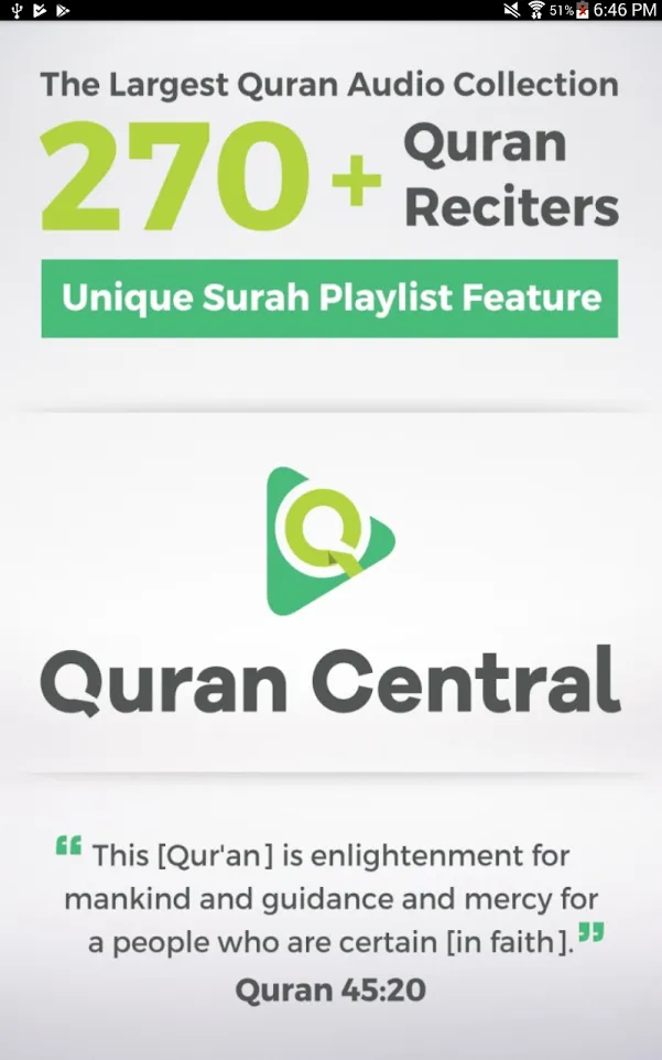 Quran Central - Audio | Indus Appstore | Screenshot