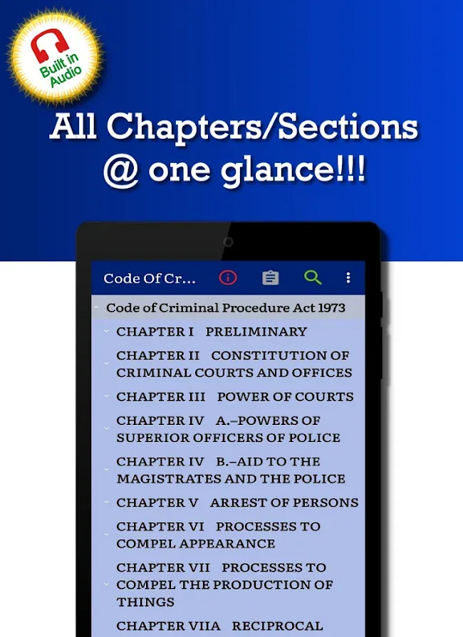 CrPC:Code of Criminal Procedur | Indus Appstore | Screenshot