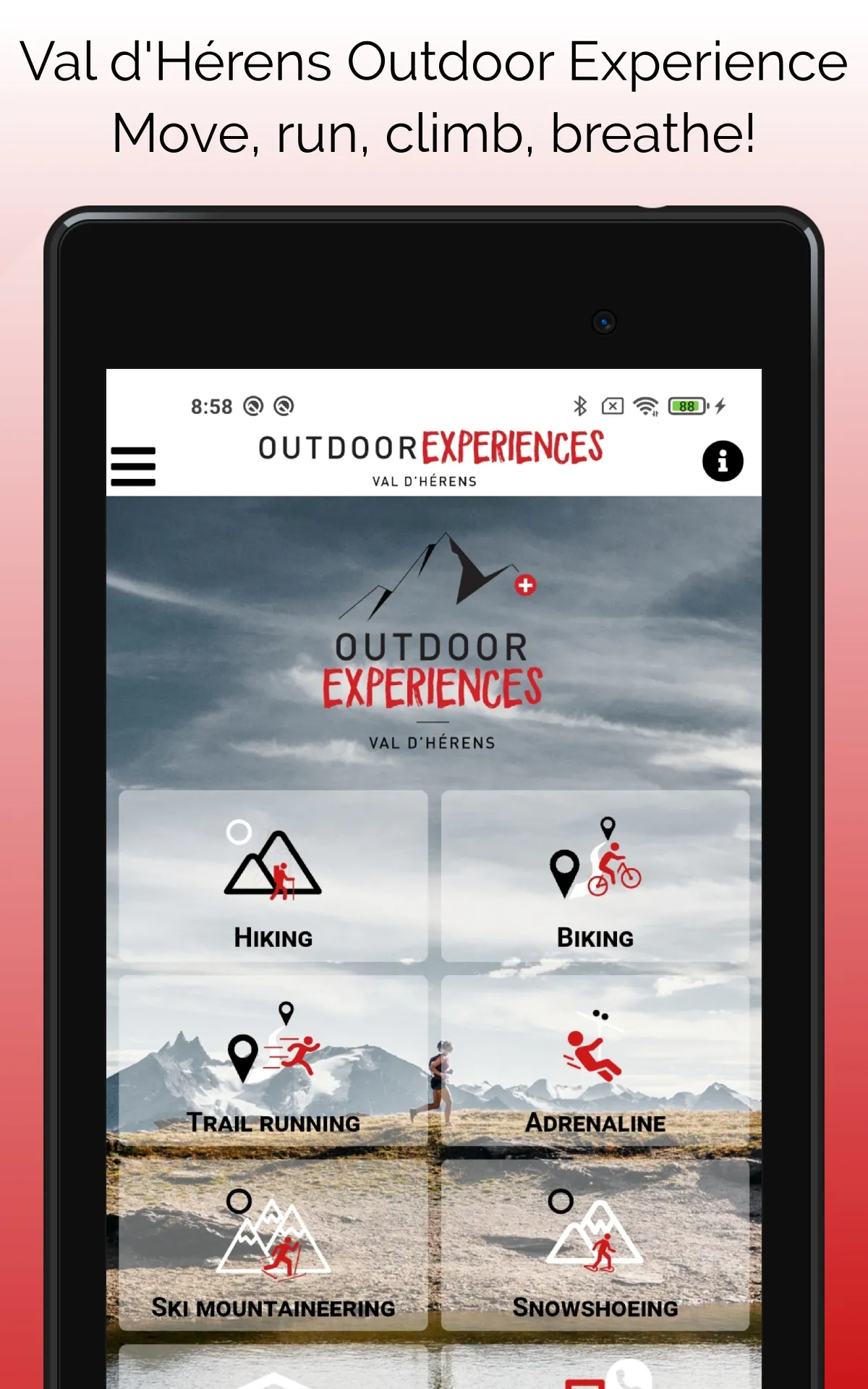 Val d'Hérens OutdoorExperience | Indus Appstore | Screenshot