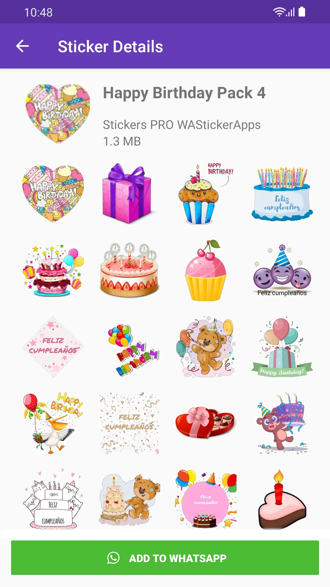 Stickers Happy Birthday | Indus Appstore | Screenshot