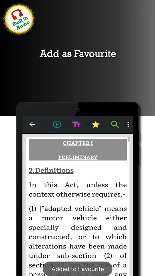 Motor Vehicles Act 1988 (MVA) | Indus Appstore | Screenshot