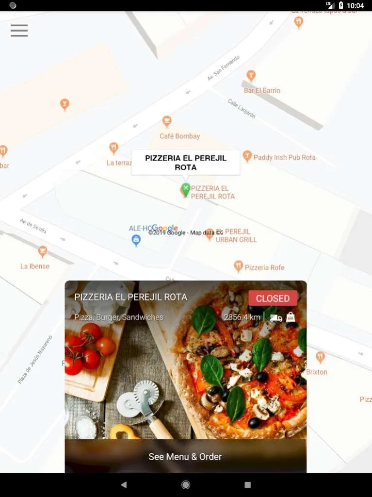 Pizzeria El Perejil Rota | Indus Appstore | Screenshot