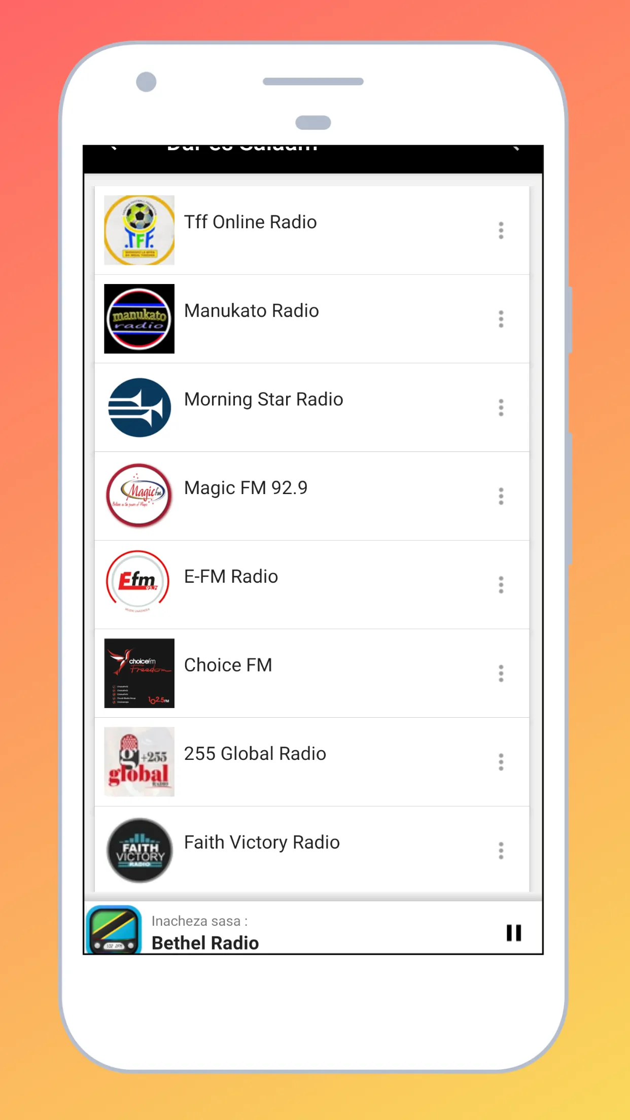 Radio Tanzania + Radio Online | Indus Appstore | Screenshot