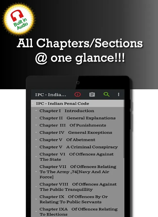 Indian Penal Code 1860 (IPC) | Indus Appstore | Screenshot