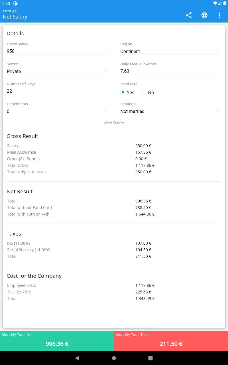 Net Salary 2025 | Indus Appstore | Screenshot