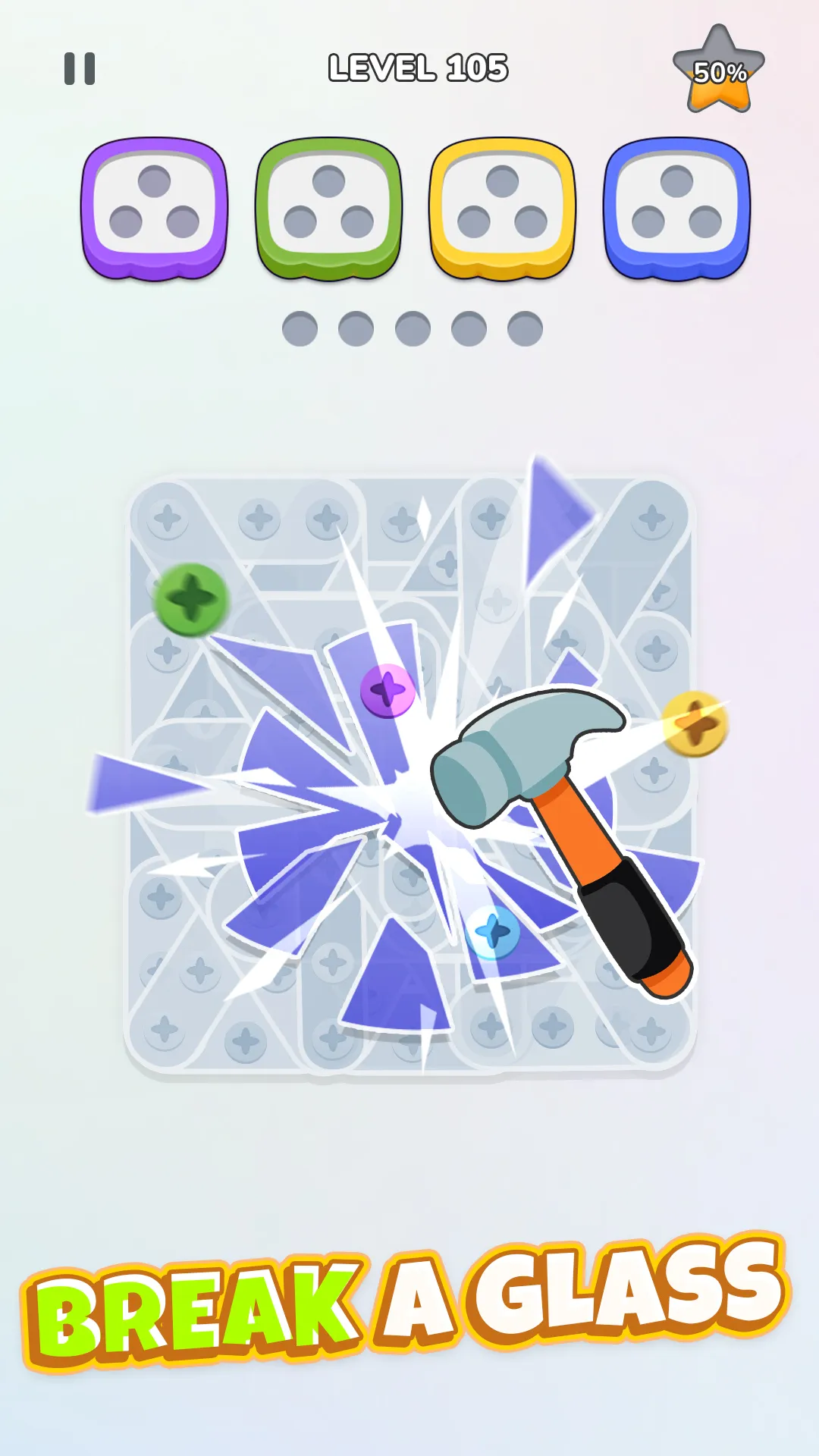 Unscrew Nuts Sort: Pin Puzzle | Indus Appstore | Screenshot