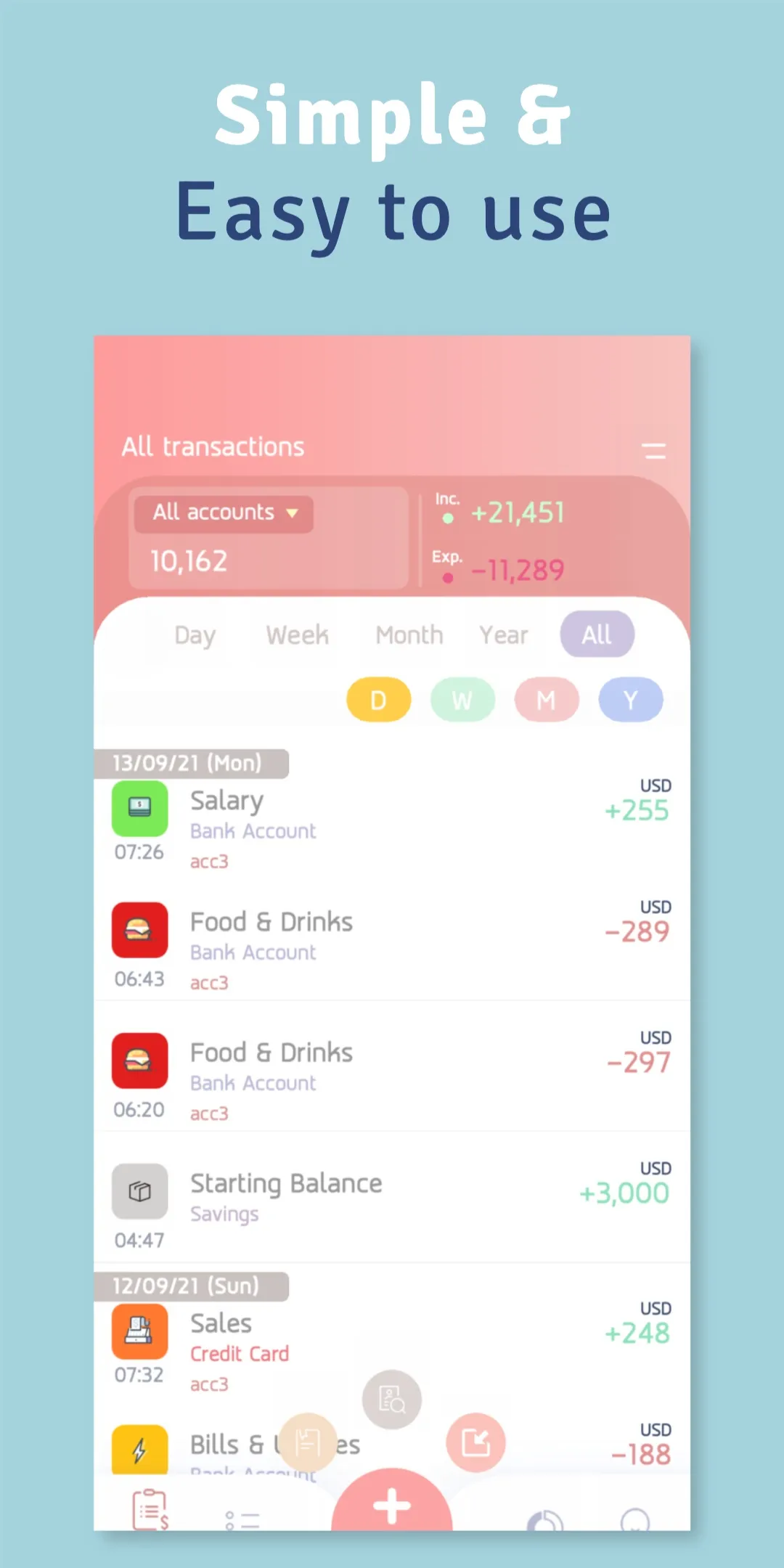 Money Diary - Expense Tracker | Indus Appstore | Screenshot