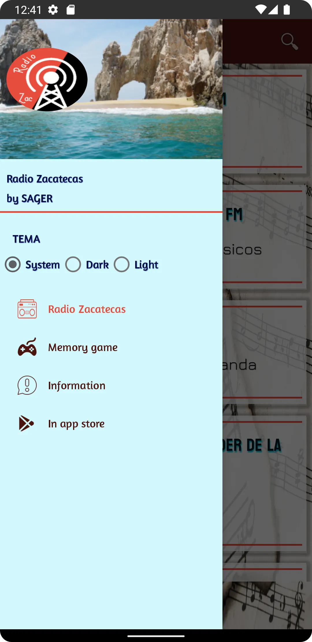 Radio Zacatecas Regional Music | Indus Appstore | Screenshot