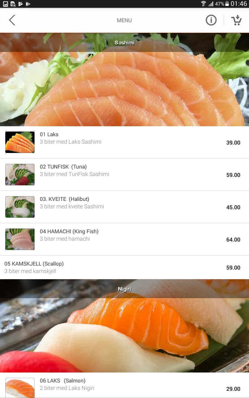 Jack Sushi & Asia Mat | Indus Appstore | Screenshot