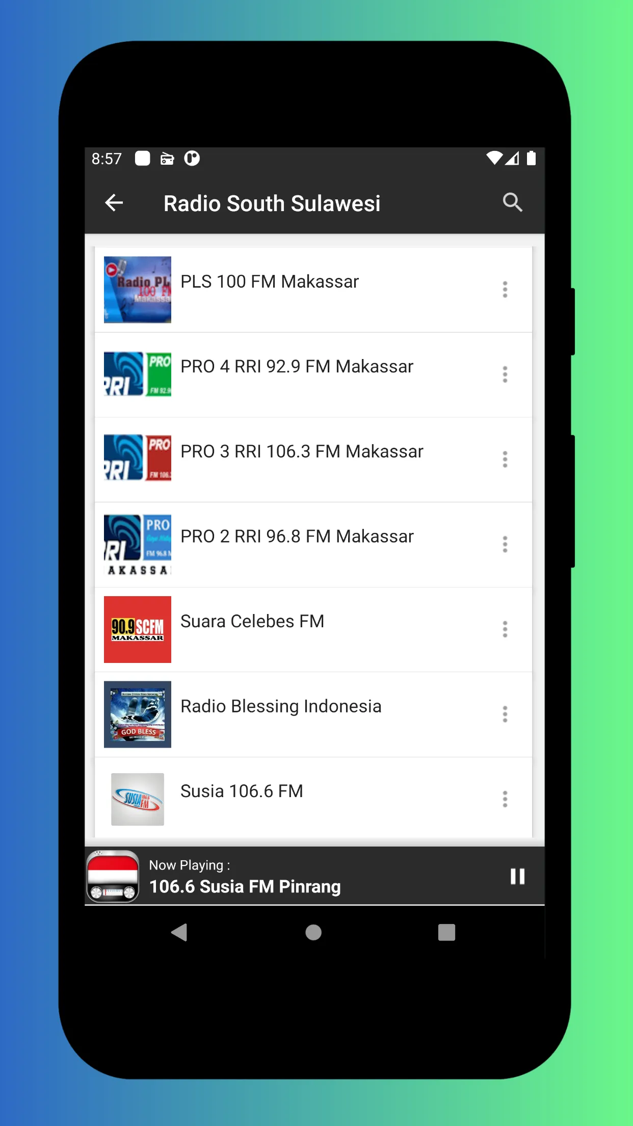 Radio Indonesia - Radio Online | Indus Appstore | Screenshot