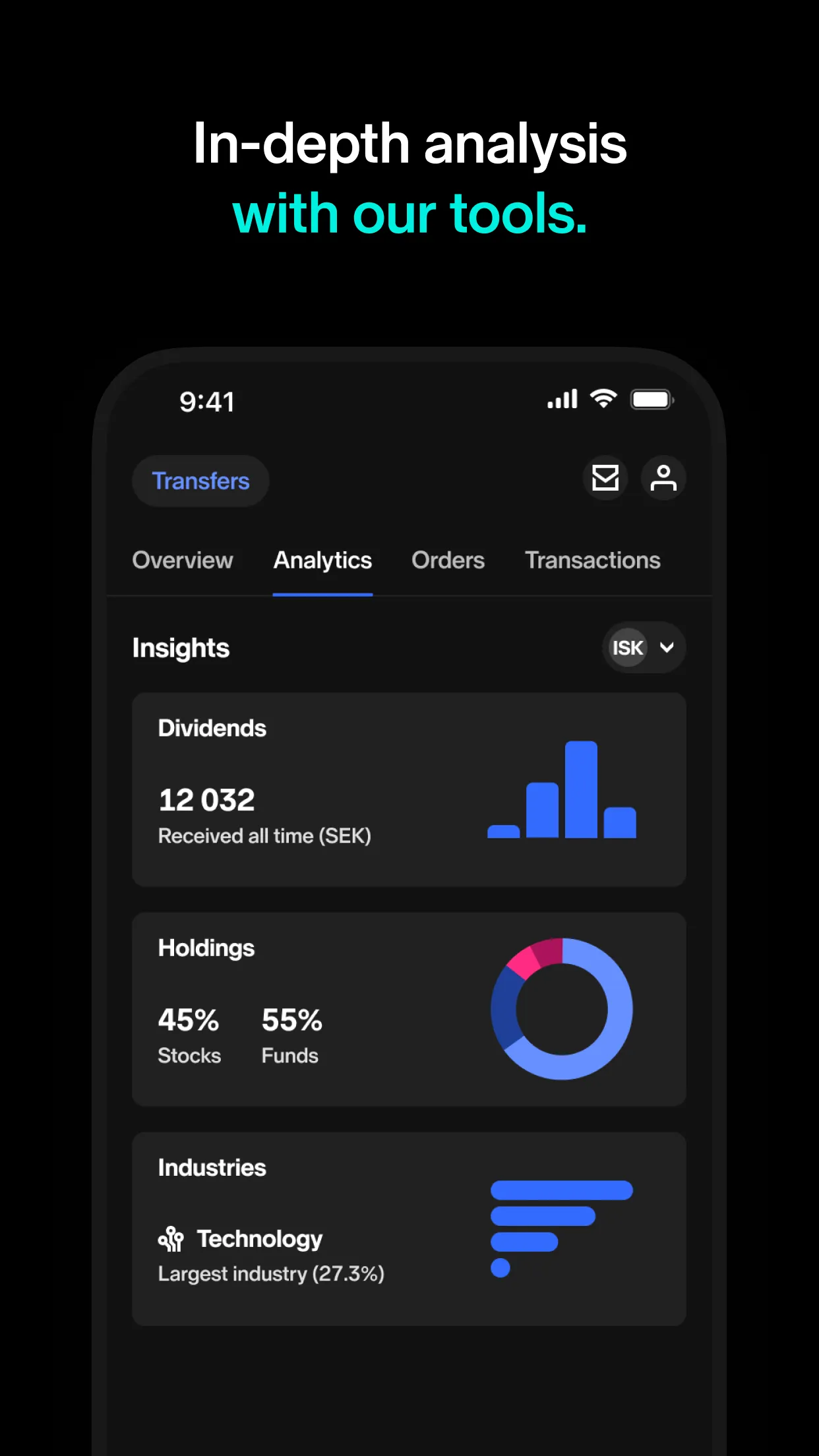 Nordnet: Stocks & Funds | Indus Appstore | Screenshot