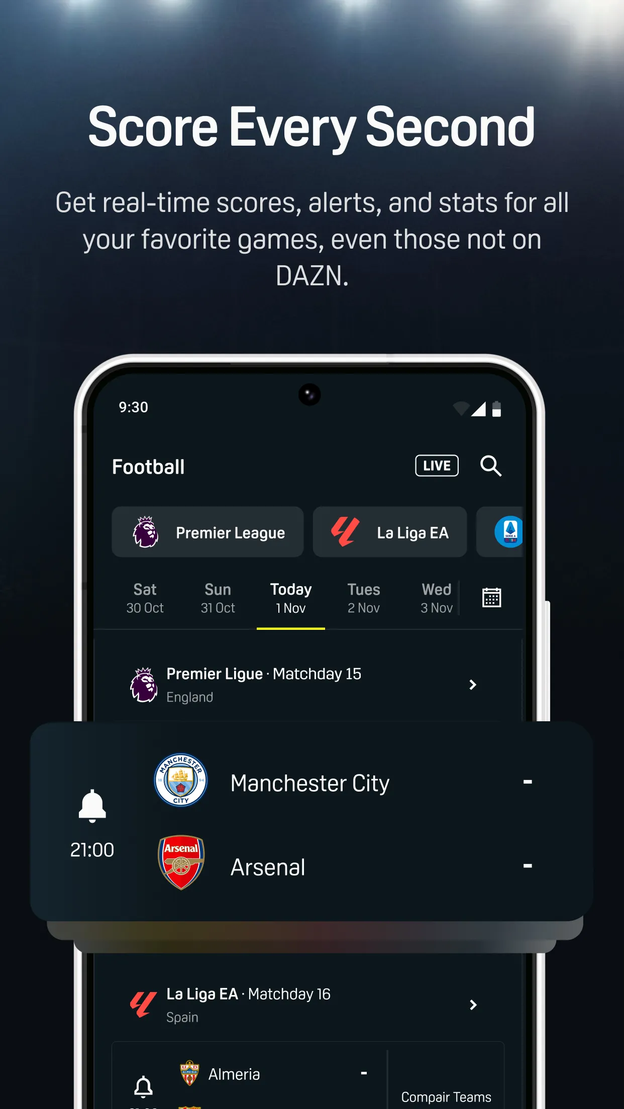 DAZN - Watch Live Sports | Indus Appstore | Screenshot