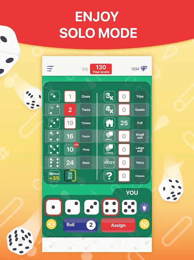 Yatzy - Dice Game | Indus Appstore | Screenshot