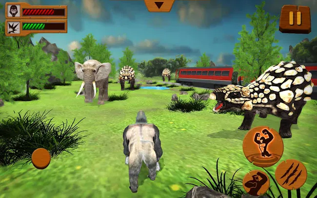 Angry Gorilla City Attack | Indus Appstore | Screenshot