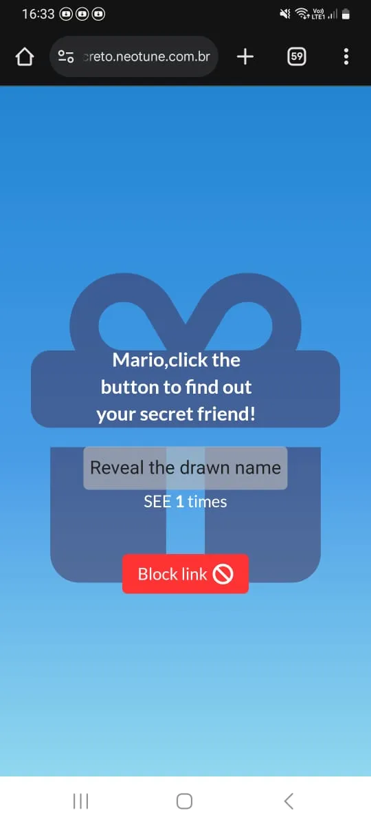 Secret santa draw | Indus Appstore | Screenshot