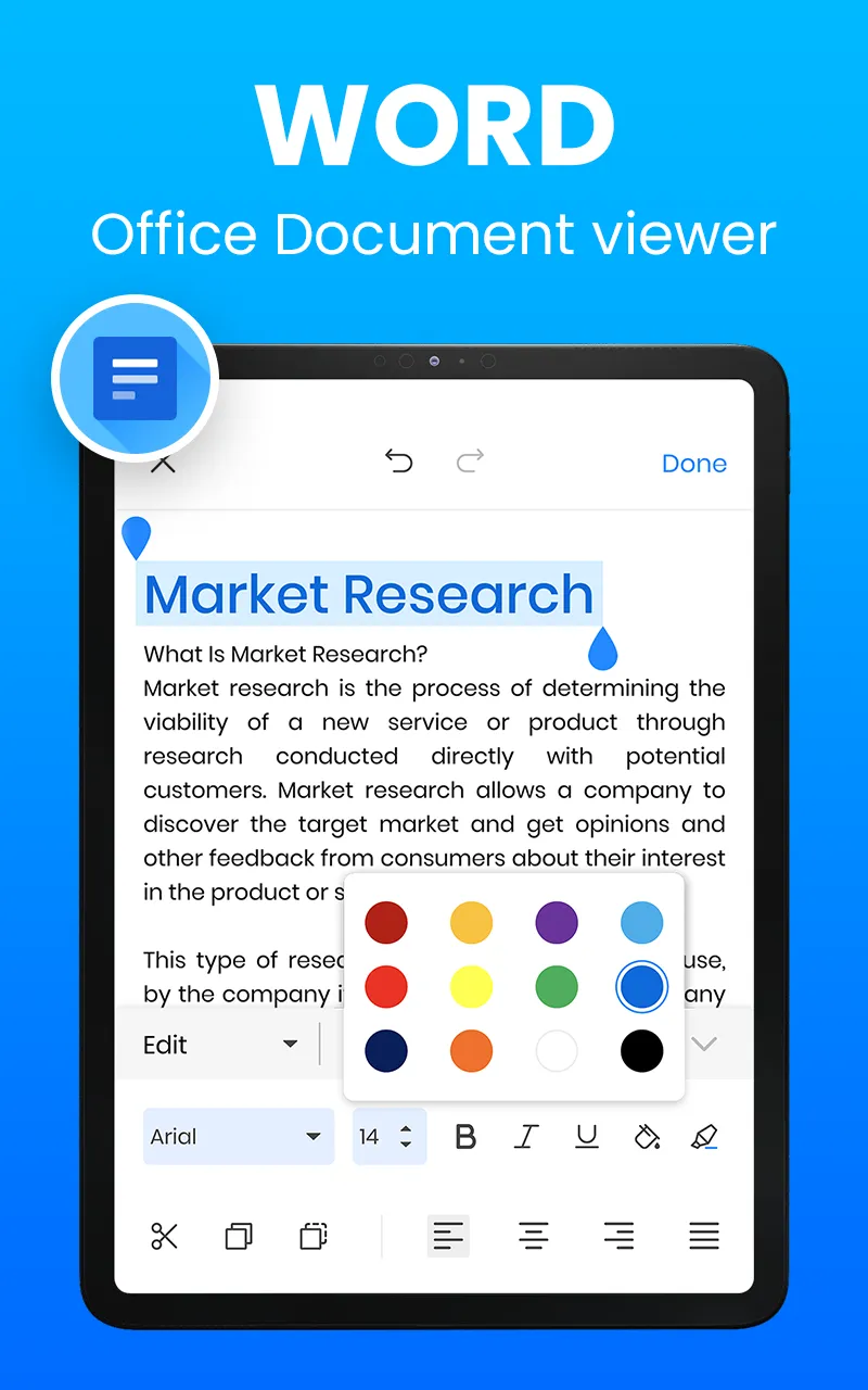 Office App - DOCX, PDF, XLSX | Indus Appstore | Screenshot