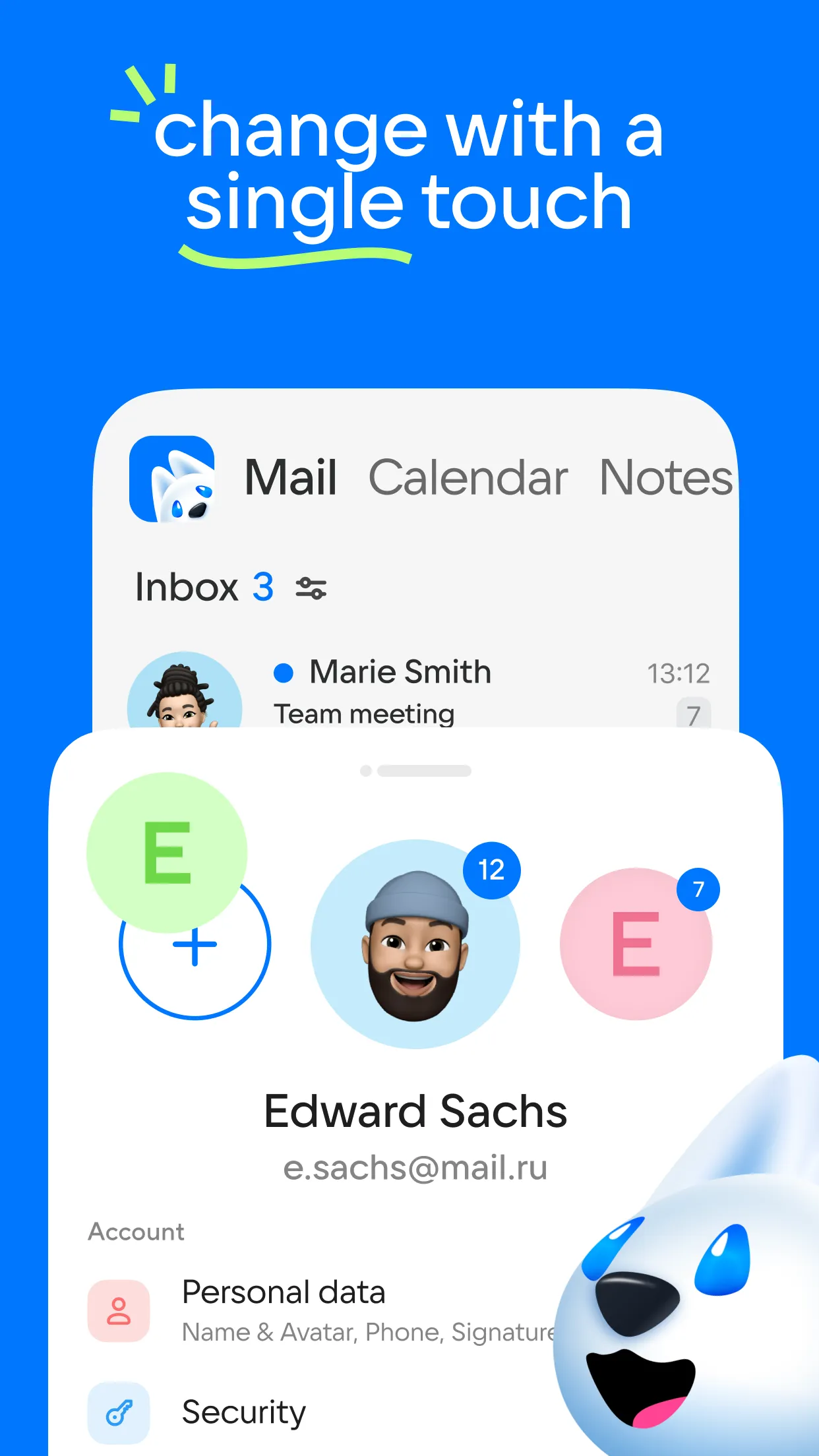 Mail: Email, Cloud, Calendar | Indus Appstore | Screenshot