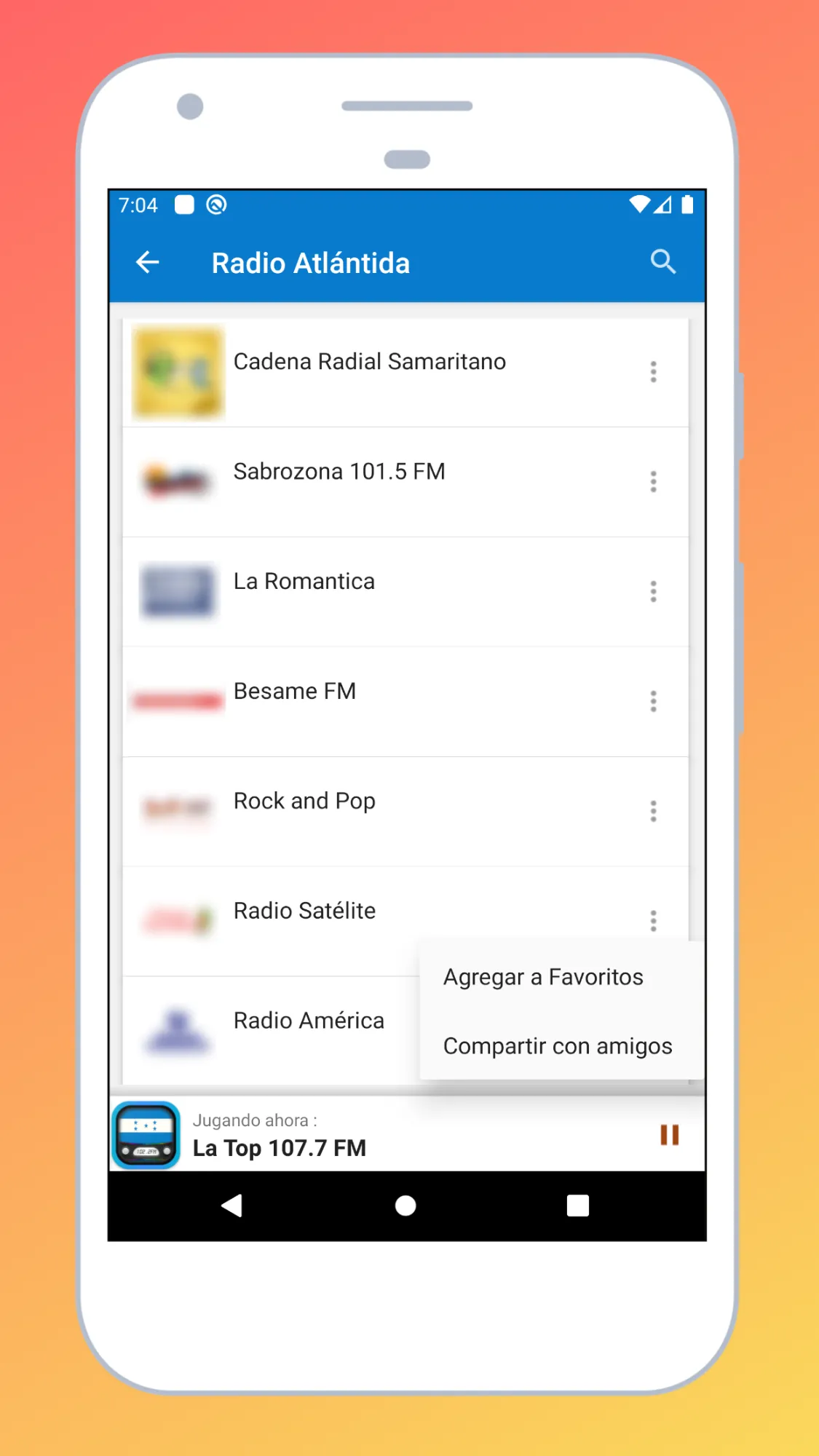 Radio Honduras + FM Radio Hond | Indus Appstore | Screenshot