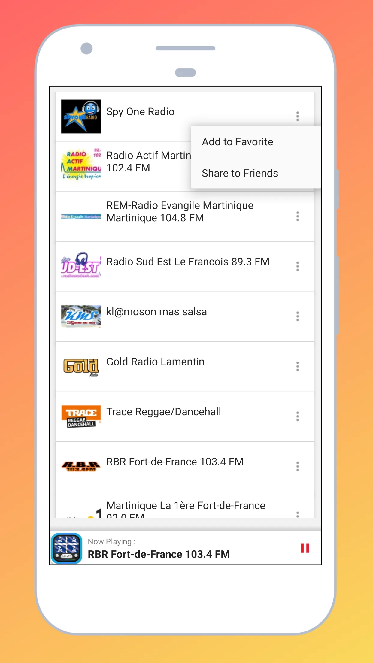 Radio Martinique: Radio Online | Indus Appstore | Screenshot