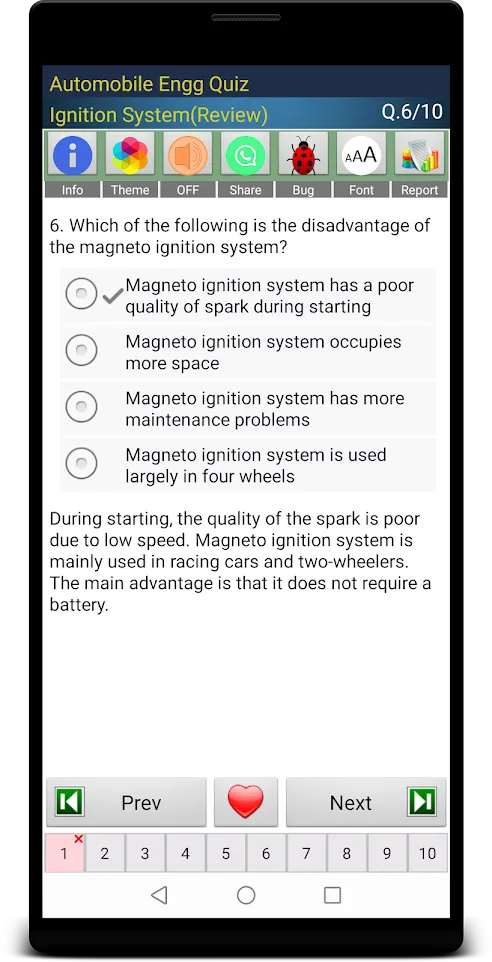 Automobile Engineering Quiz | Indus Appstore | Screenshot