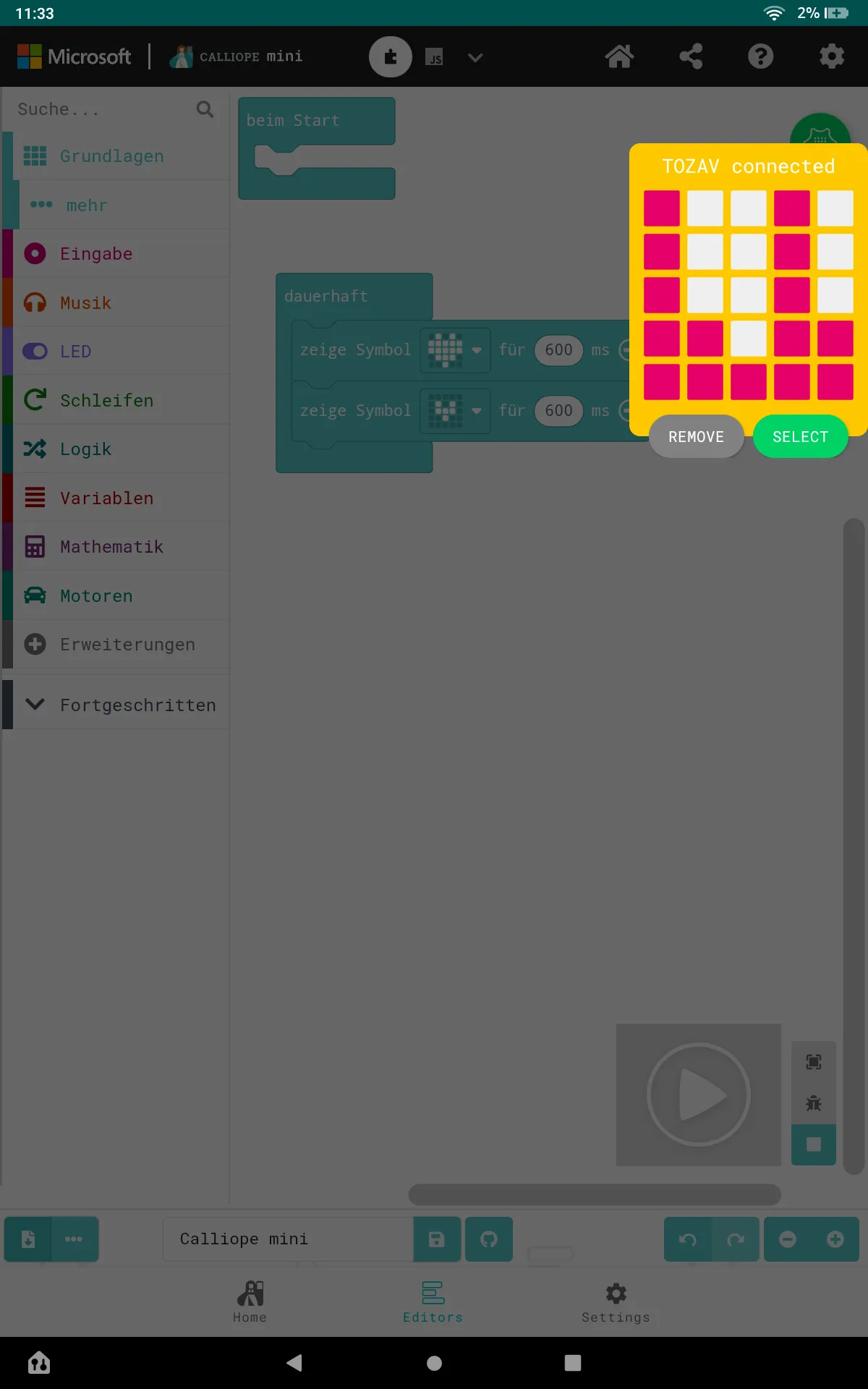 Calliope mini | Indus Appstore | Screenshot