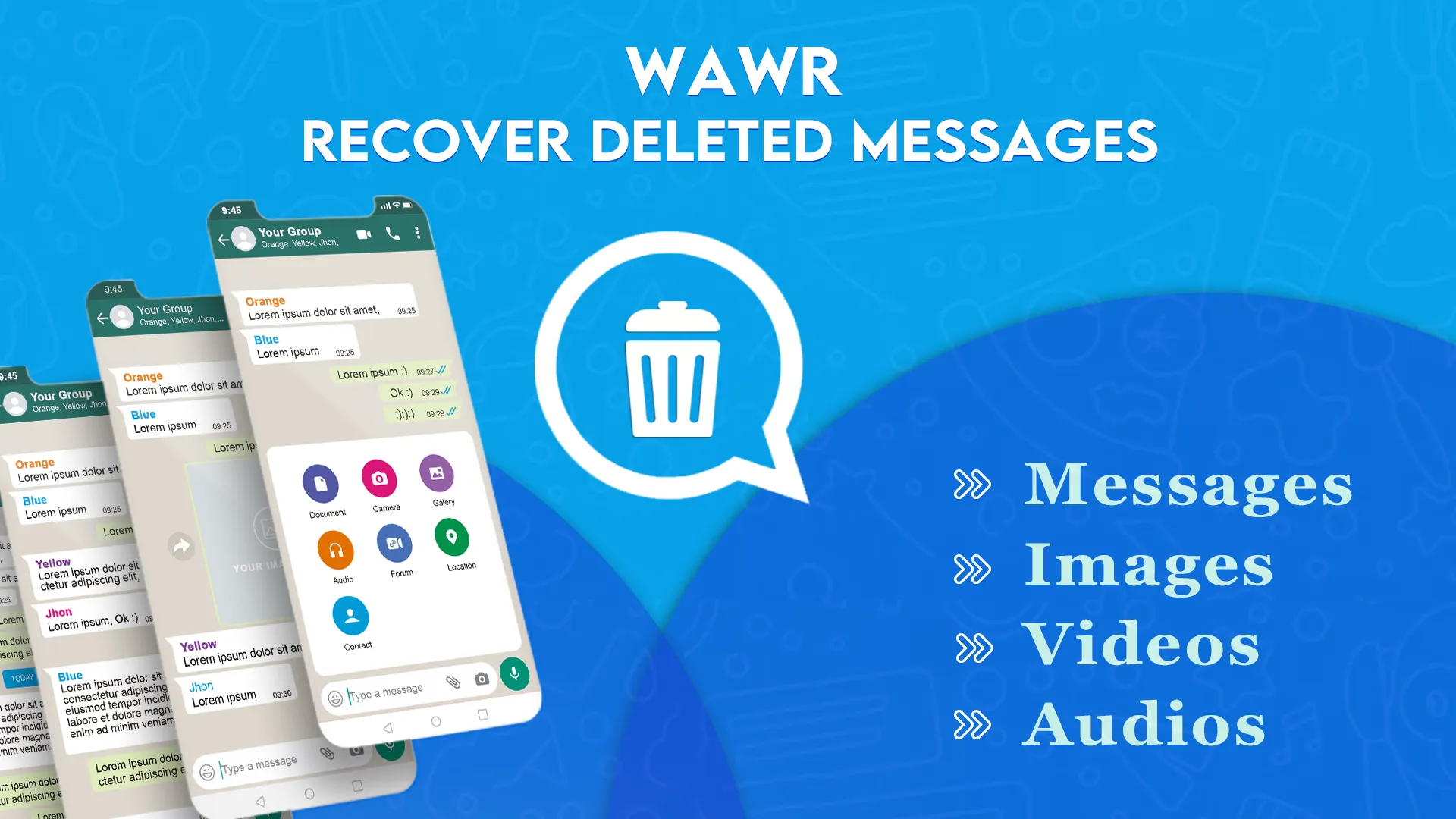 WAWR- Recover Deleted Messages | Indus Appstore | Screenshot