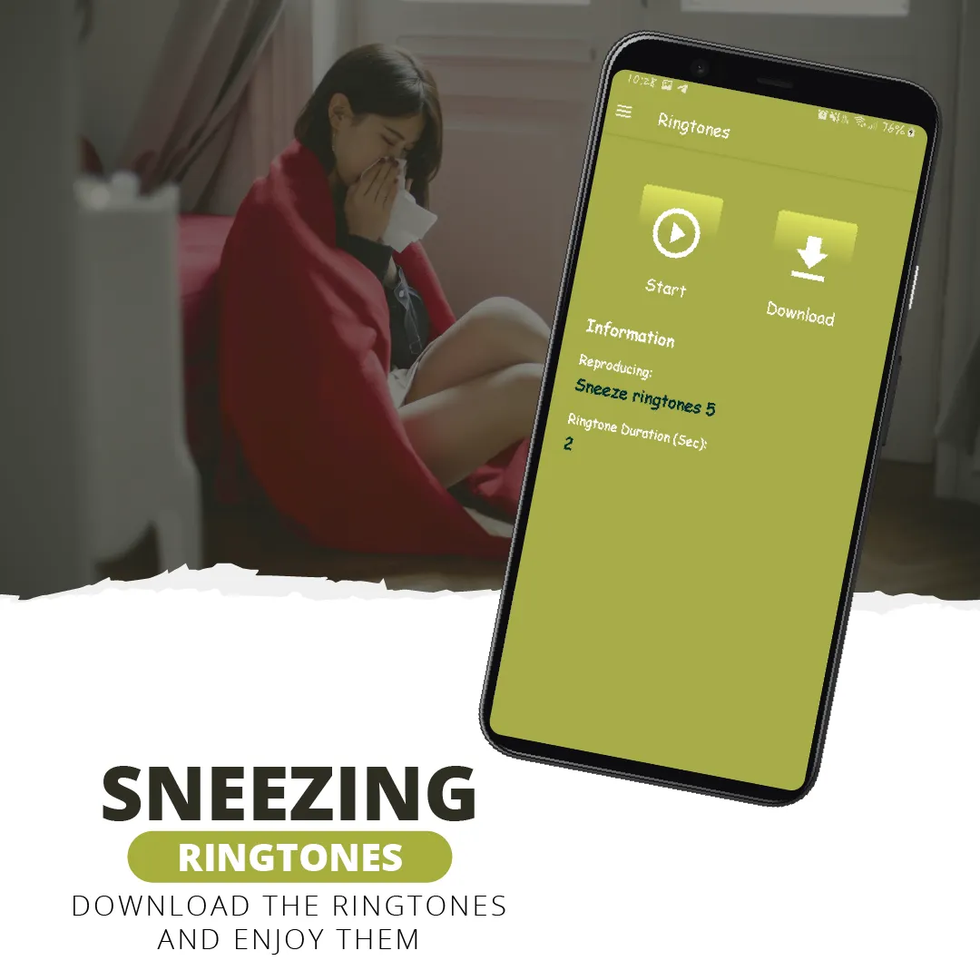 Sneeze ringtones-sneeze sounds | Indus Appstore | Screenshot