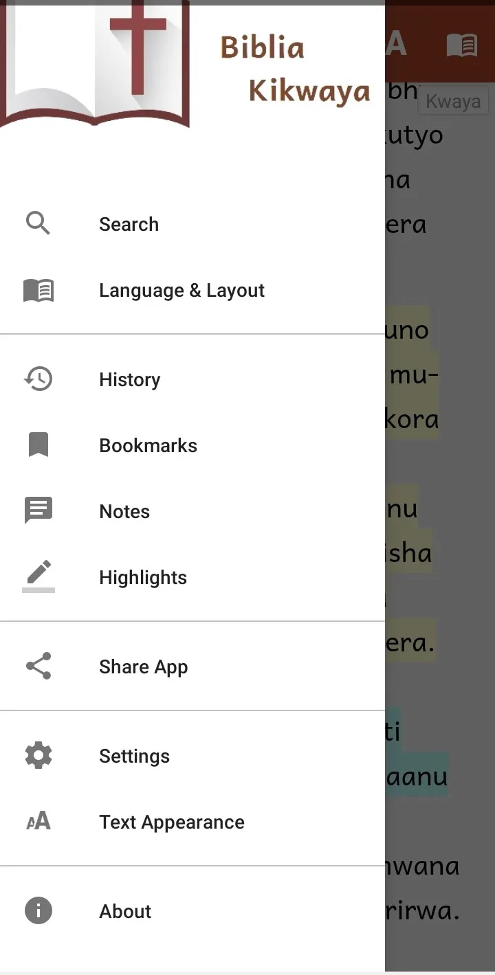 Kwaya Bible with Swahili | Indus Appstore | Screenshot