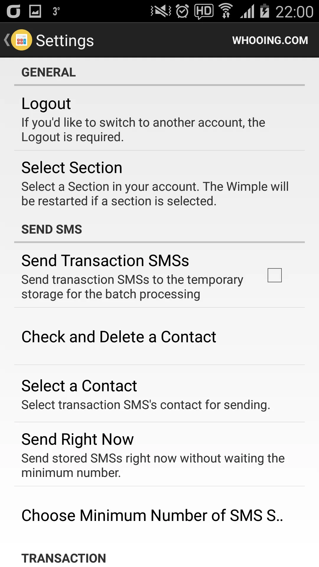 Simple client for Whooing.com | Indus Appstore | Screenshot