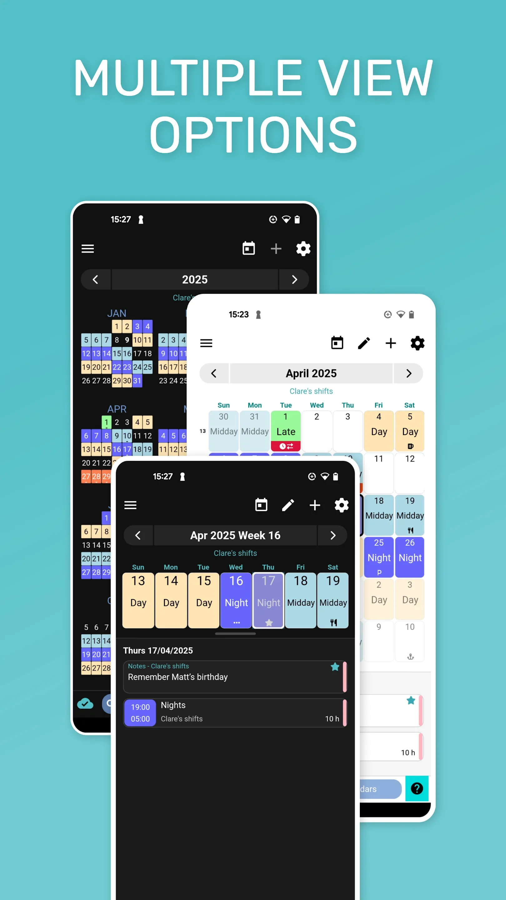 My Shift Planner - Calendar | Indus Appstore | Screenshot