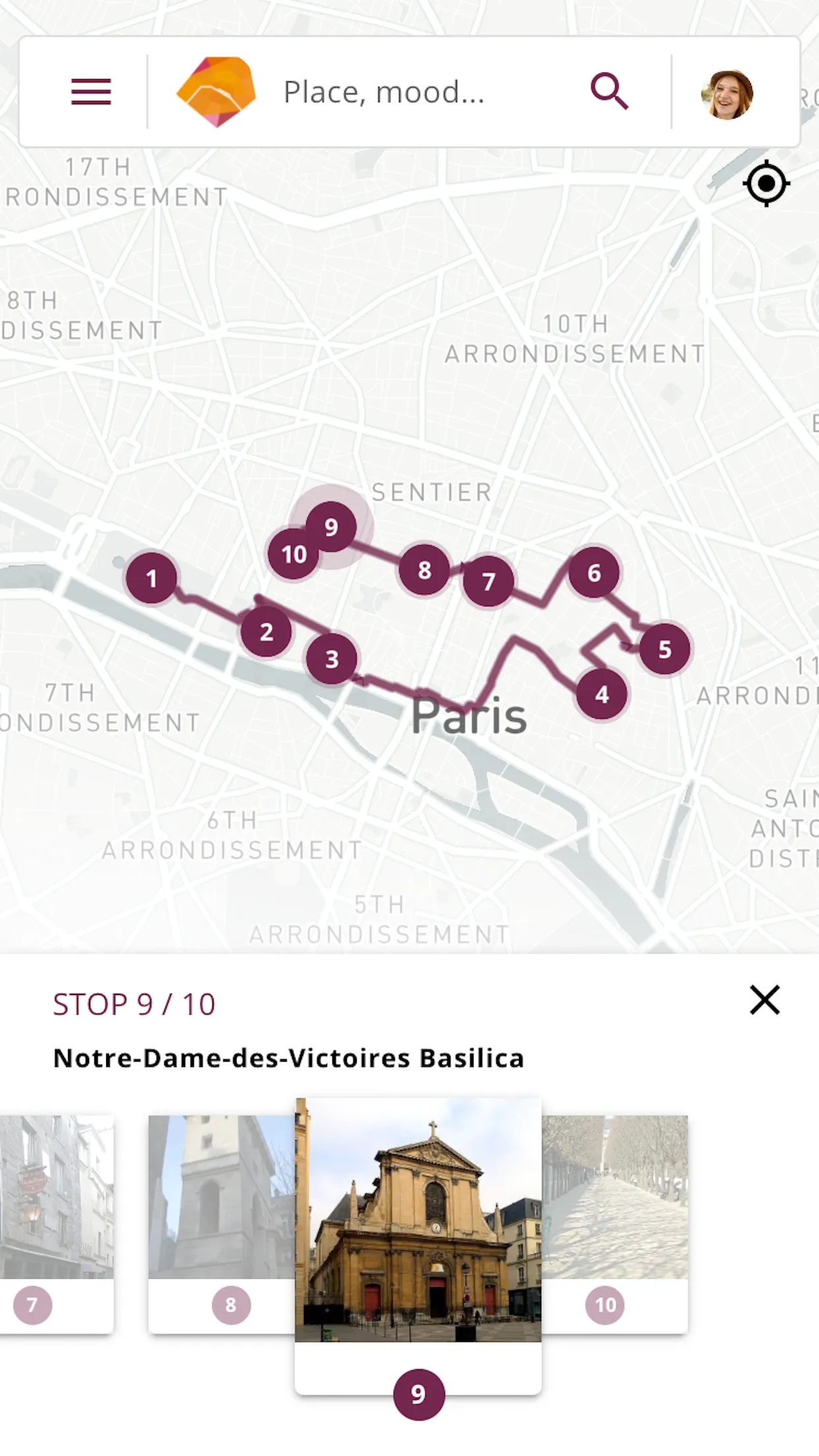 Paris Parcours | Indus Appstore | Screenshot