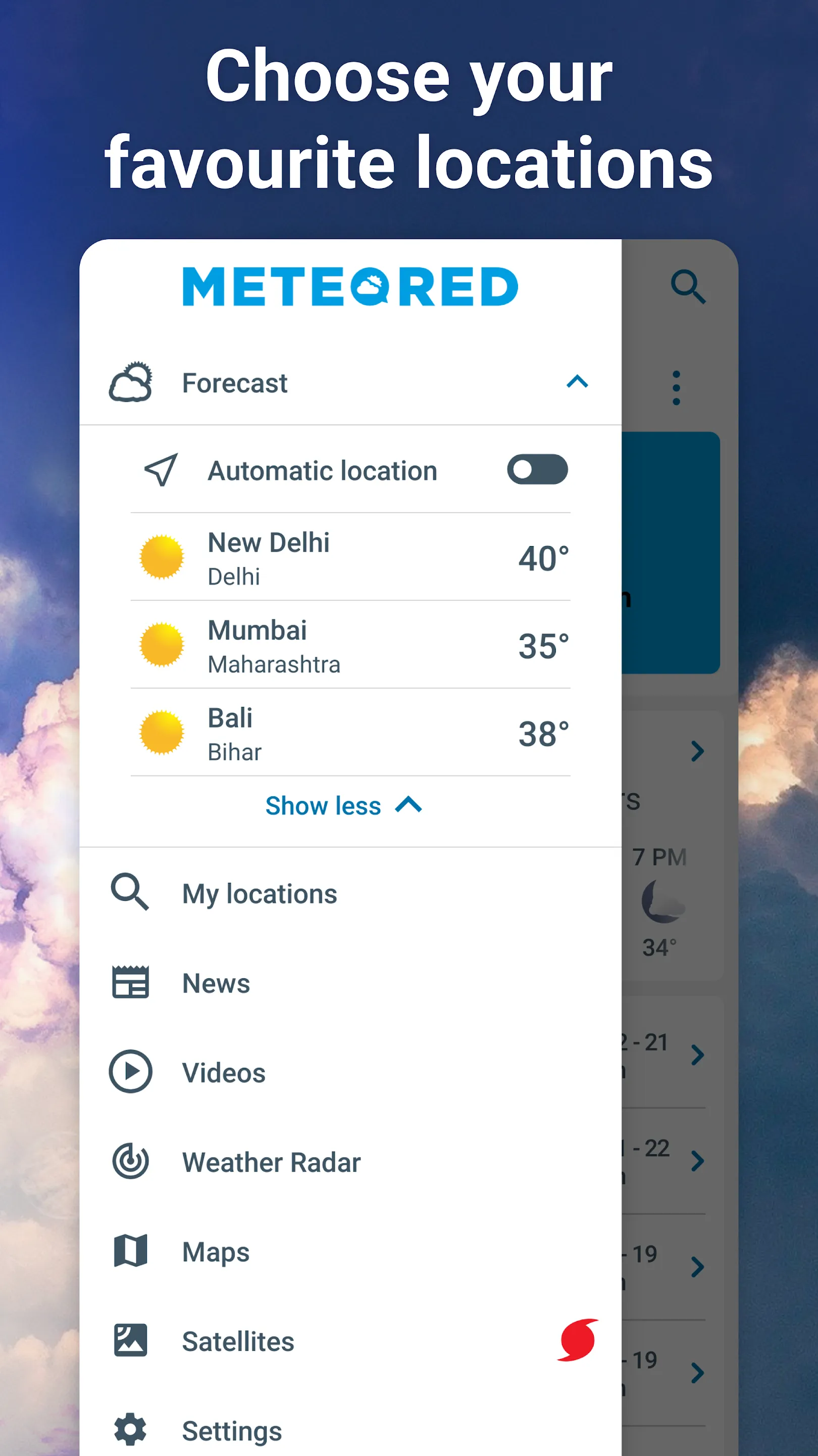 Weather Radar - Meteored News | Indus Appstore | Screenshot