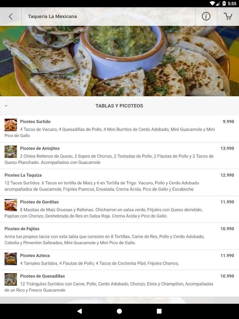 Taqueria La Mexicana | Indus Appstore | Screenshot