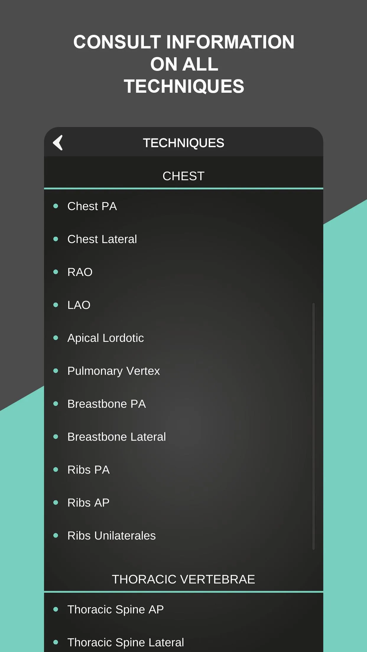 RX - Radiographic Positioning | Indus Appstore | Screenshot