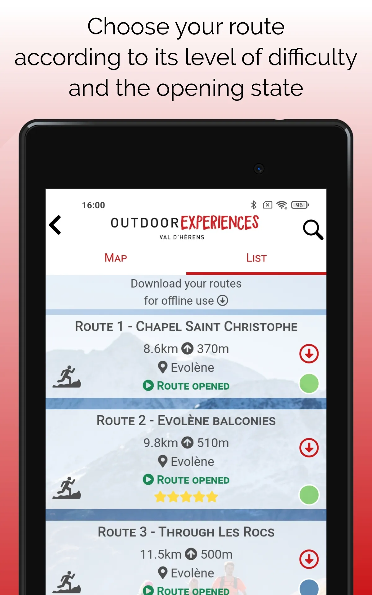 Val d'Hérens OutdoorExperience | Indus Appstore | Screenshot