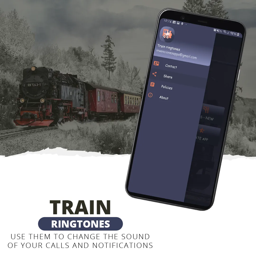 train ringtones, sounds | Indus Appstore | Screenshot