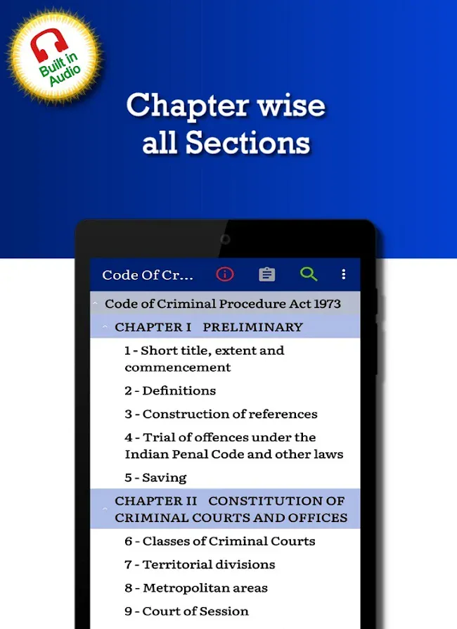 CrPC:Code of Criminal Procedur | Indus Appstore | Screenshot