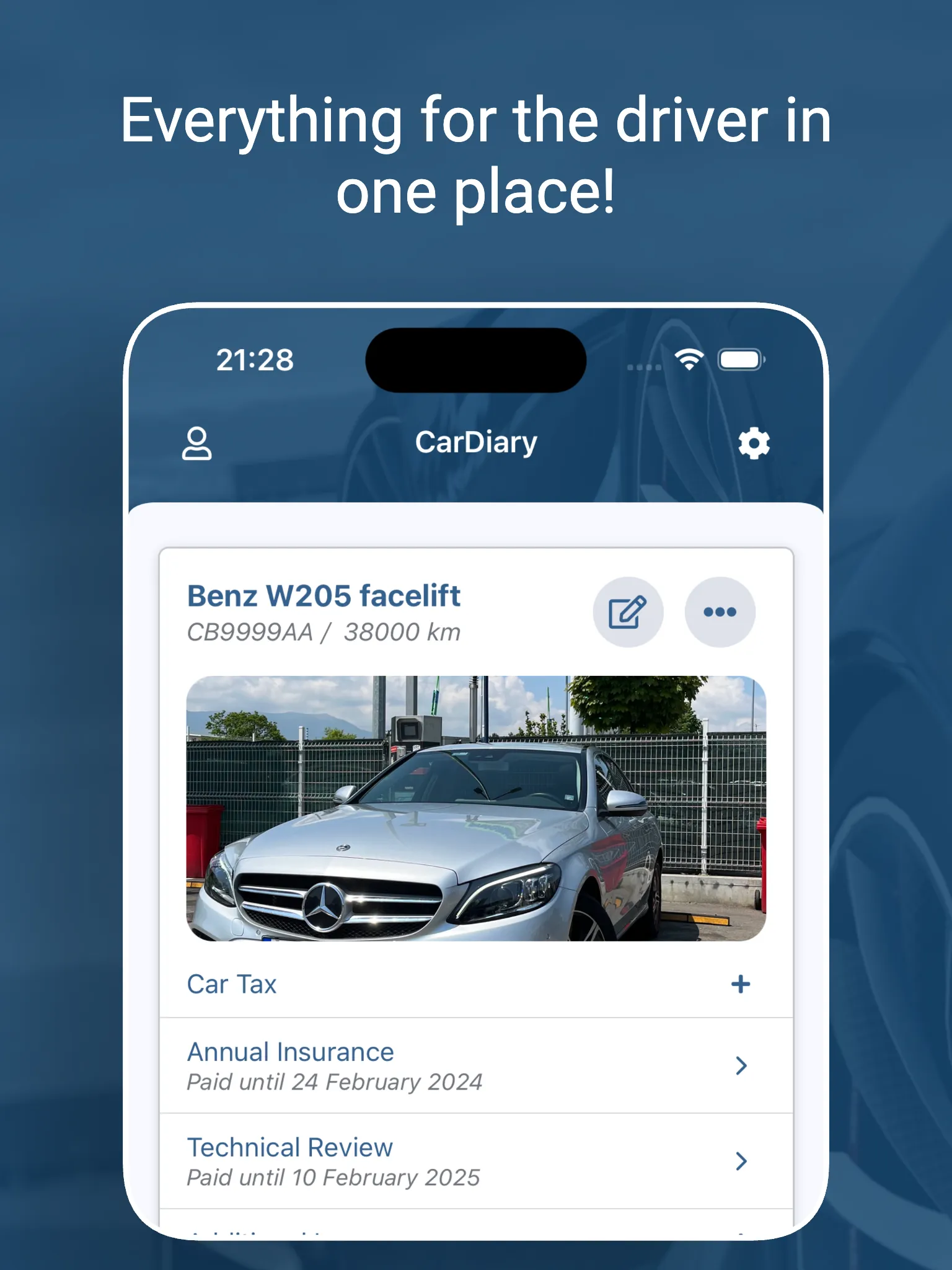 CarDiary - Vehicle management | Indus Appstore | Screenshot