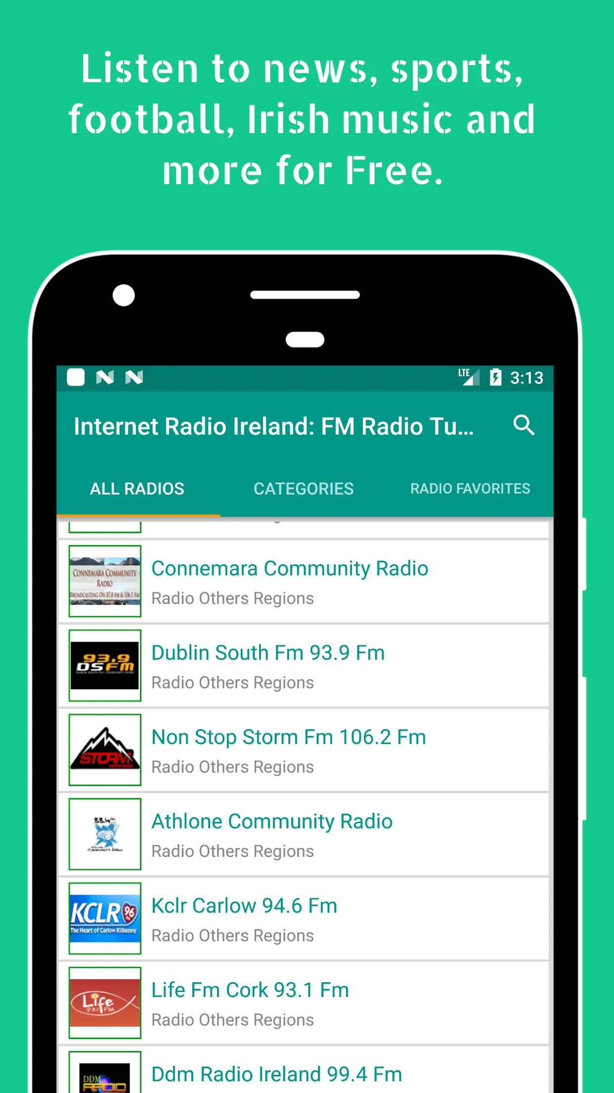 Radio Ireland FM - Radio Irish | Indus Appstore | Screenshot