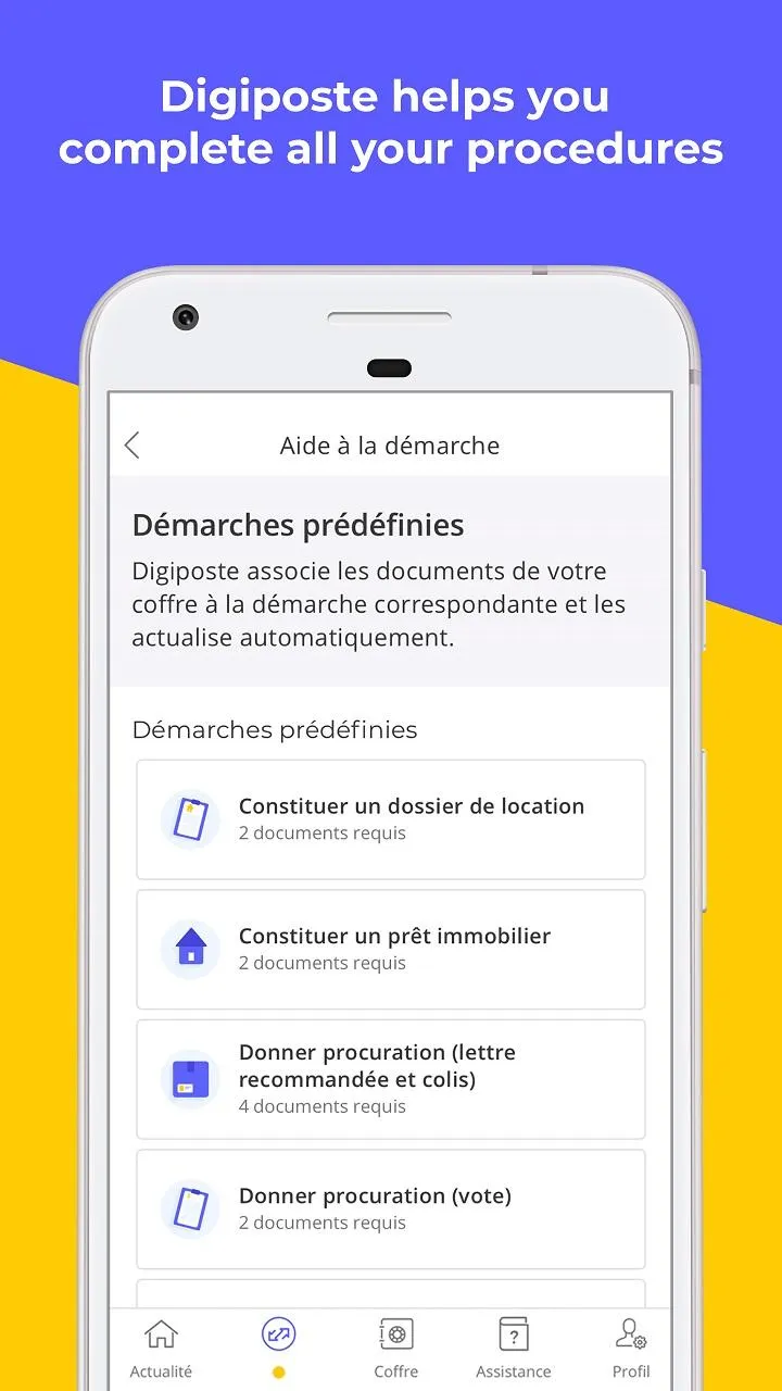 Digiposte Digital safe | Indus Appstore | Screenshot