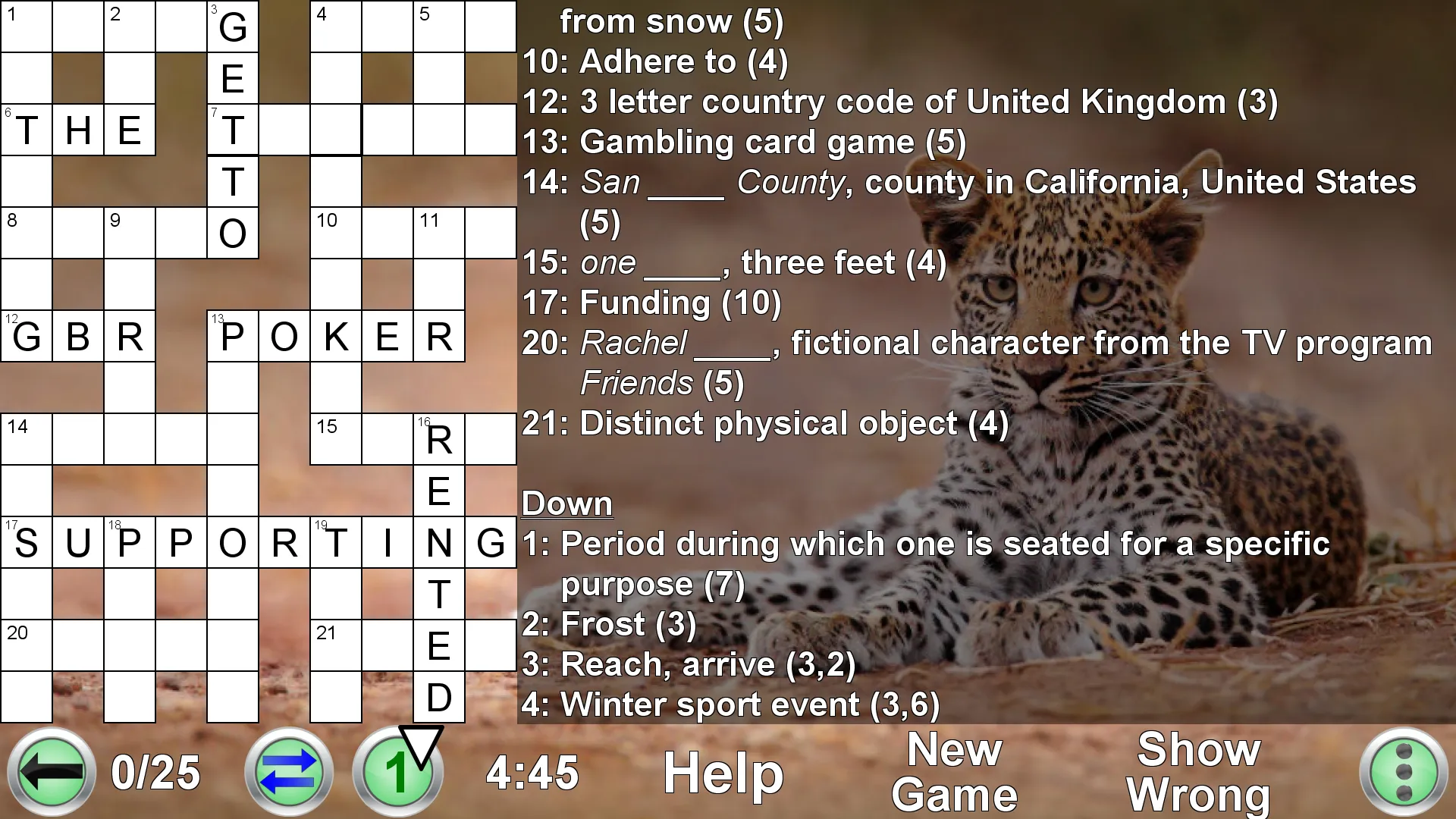 Barred Crossword | Indus Appstore | Screenshot