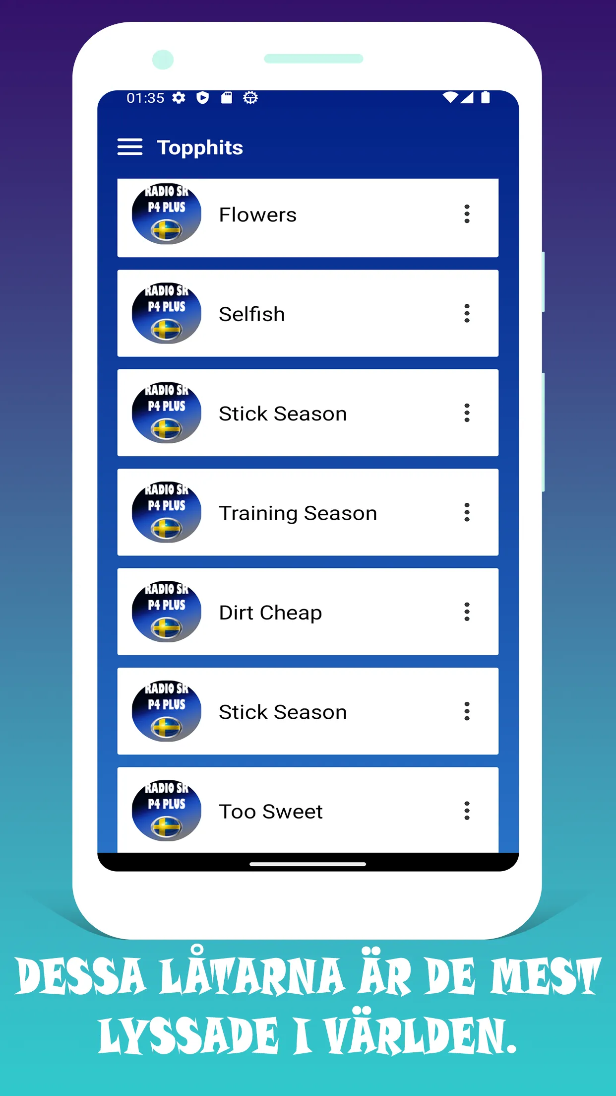SR Radio P4 Plus Sveriges App | Indus Appstore | Screenshot