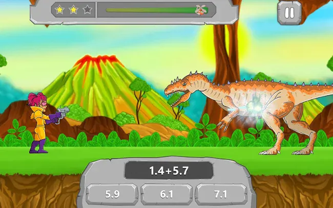 Math vs Dinosaurs Kids Games | Indus Appstore | Screenshot