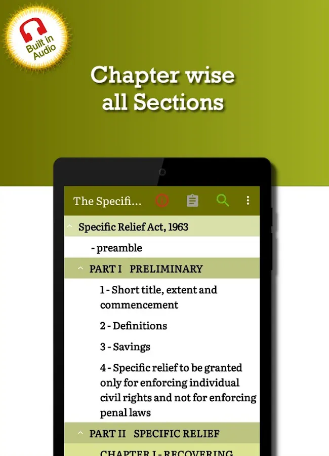 Specific Relief Act 1963 | Indus Appstore | Screenshot