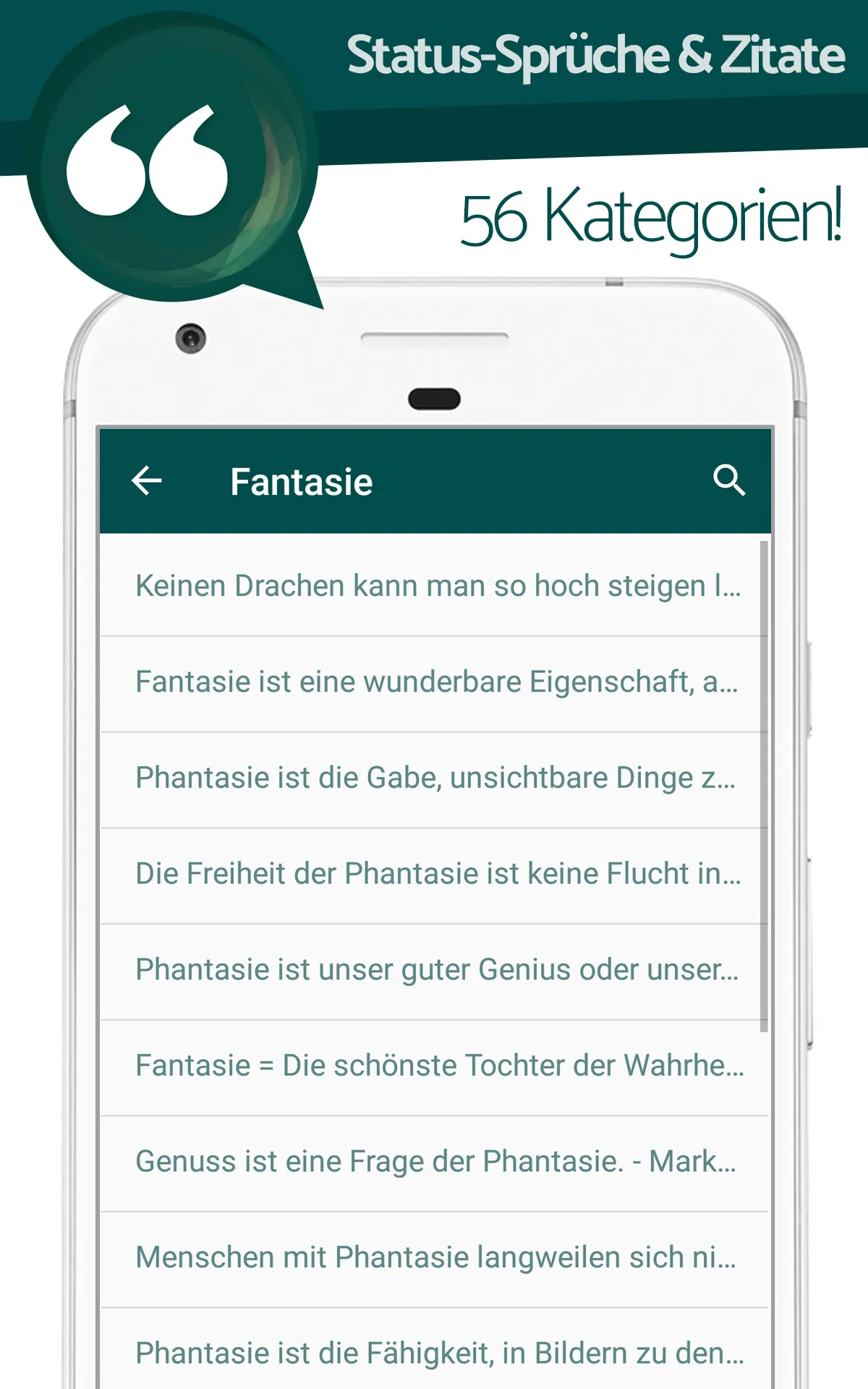 German Status-Sprüche & Zitate | Indus Appstore | Screenshot